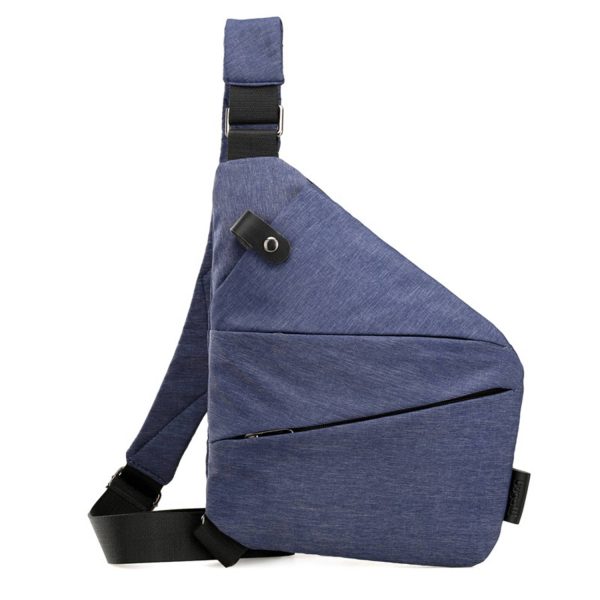 Large capacity multi-pocket shoulder bag