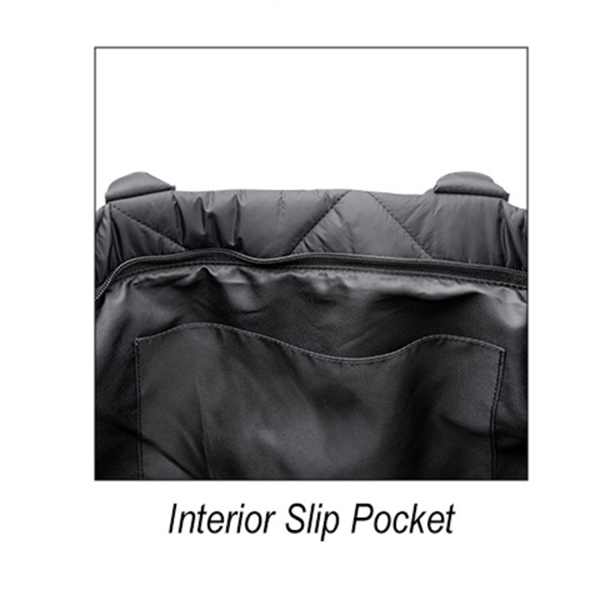 Luxe Quilted Puffer Tote Bag