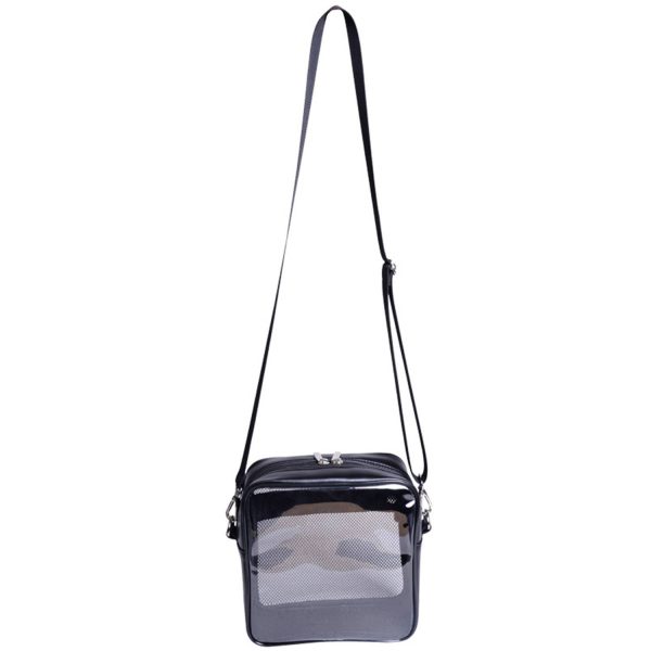 Clear Waterproof Crossbody Bag with Adjustable Strap