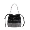 PU Leather Bucket Crossbody Bag