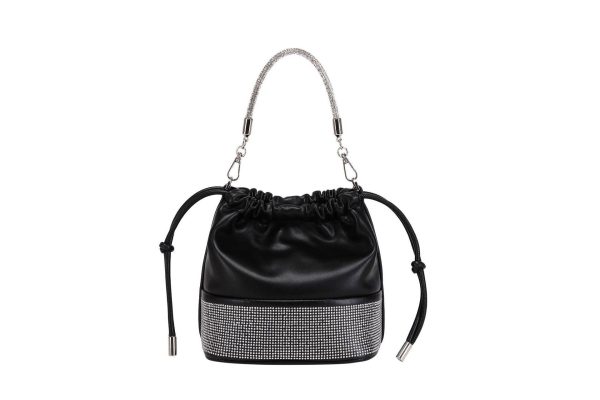 PU Leather Bucket Crossbody Bag