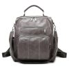 PU Convertible Waterproof Backpack for woman