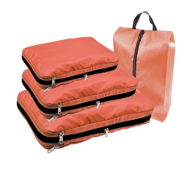 Luggage Organizers for Travel Accessories with Shoe Bag