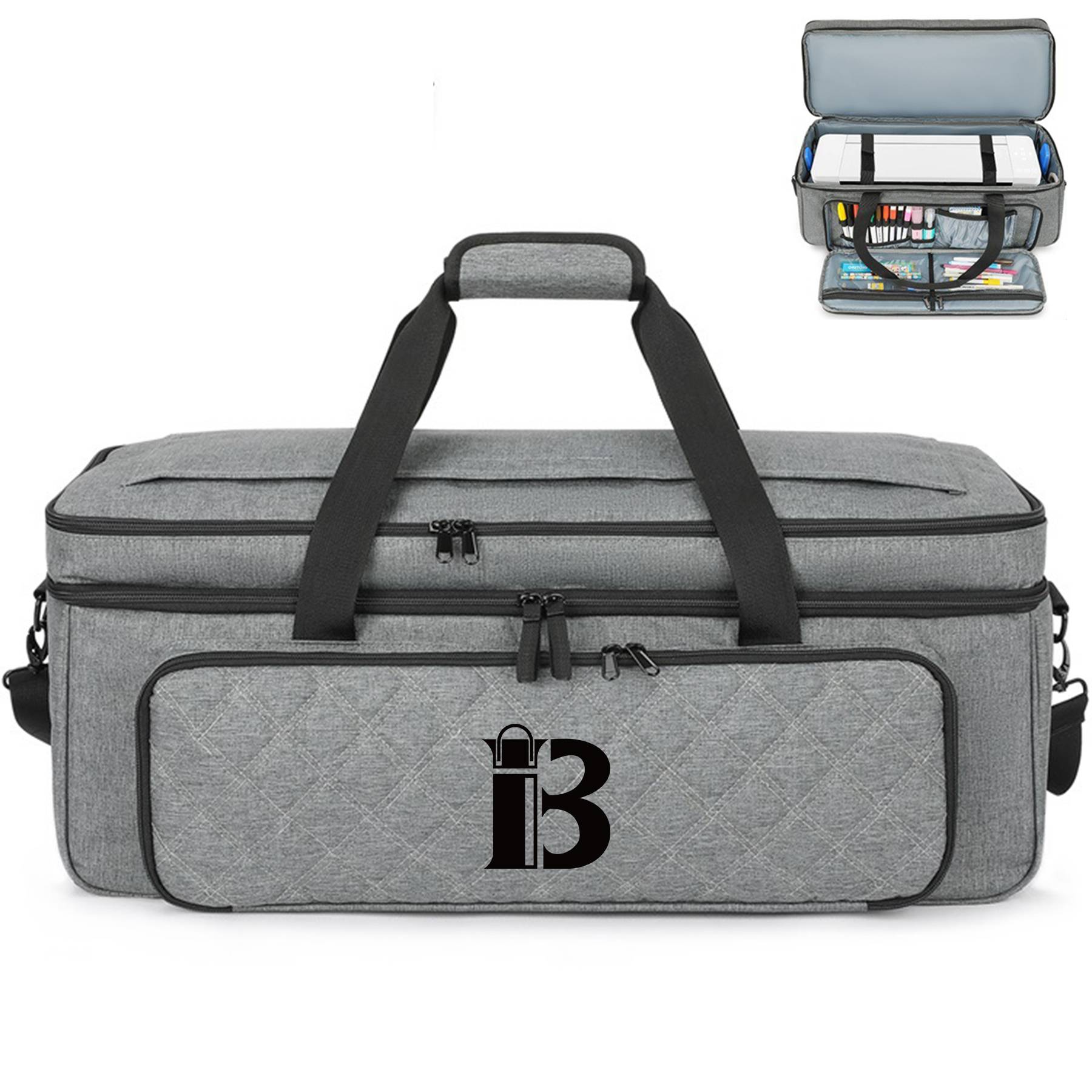 Multifunctional portable printer storage bag