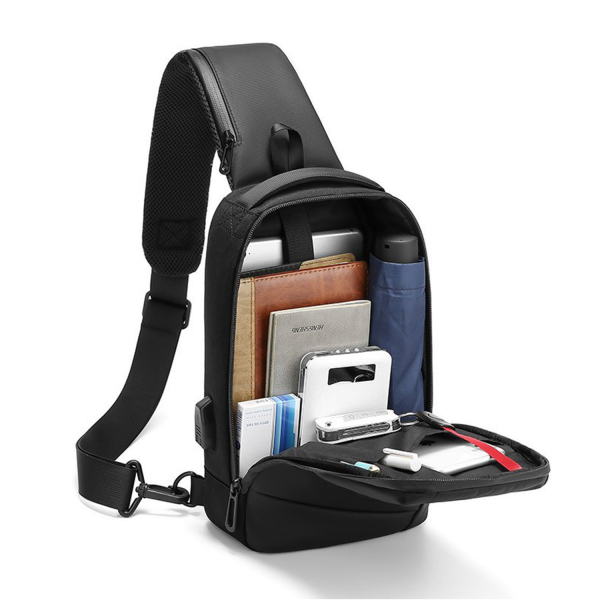 Large Capacity Oxford Spun Waterproof Crossbody Bag