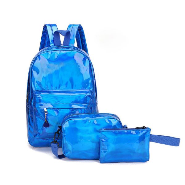 Customized Colorful Backpack 3-Piece Set