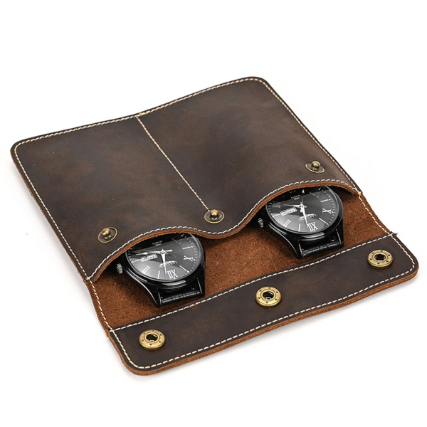 Genuine Leather Pouch for Watches