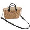 Jute Vintage daily commute diagonally across straw bags