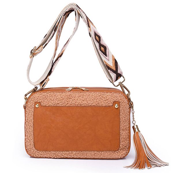 One-shouldered crossbody bag for women