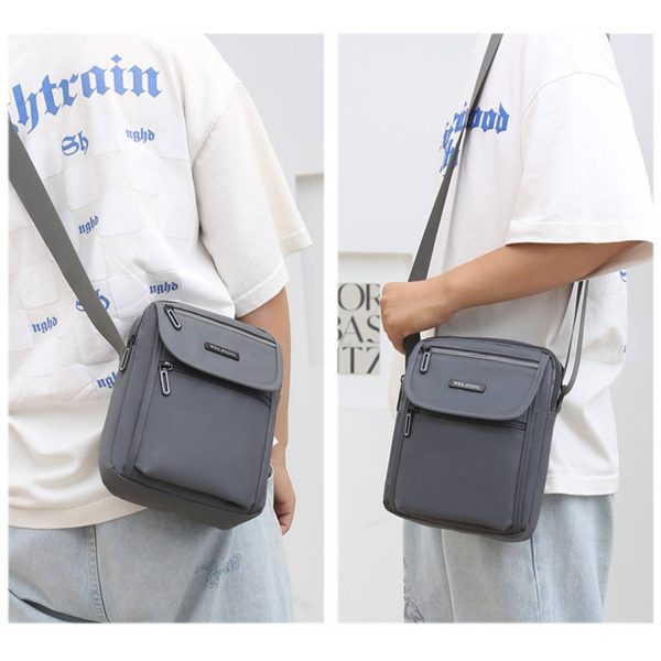 Small Men's Crossbody Waterproof Messenger Bag Purse