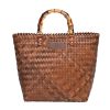 Summer Beach Rattan Tote Bag