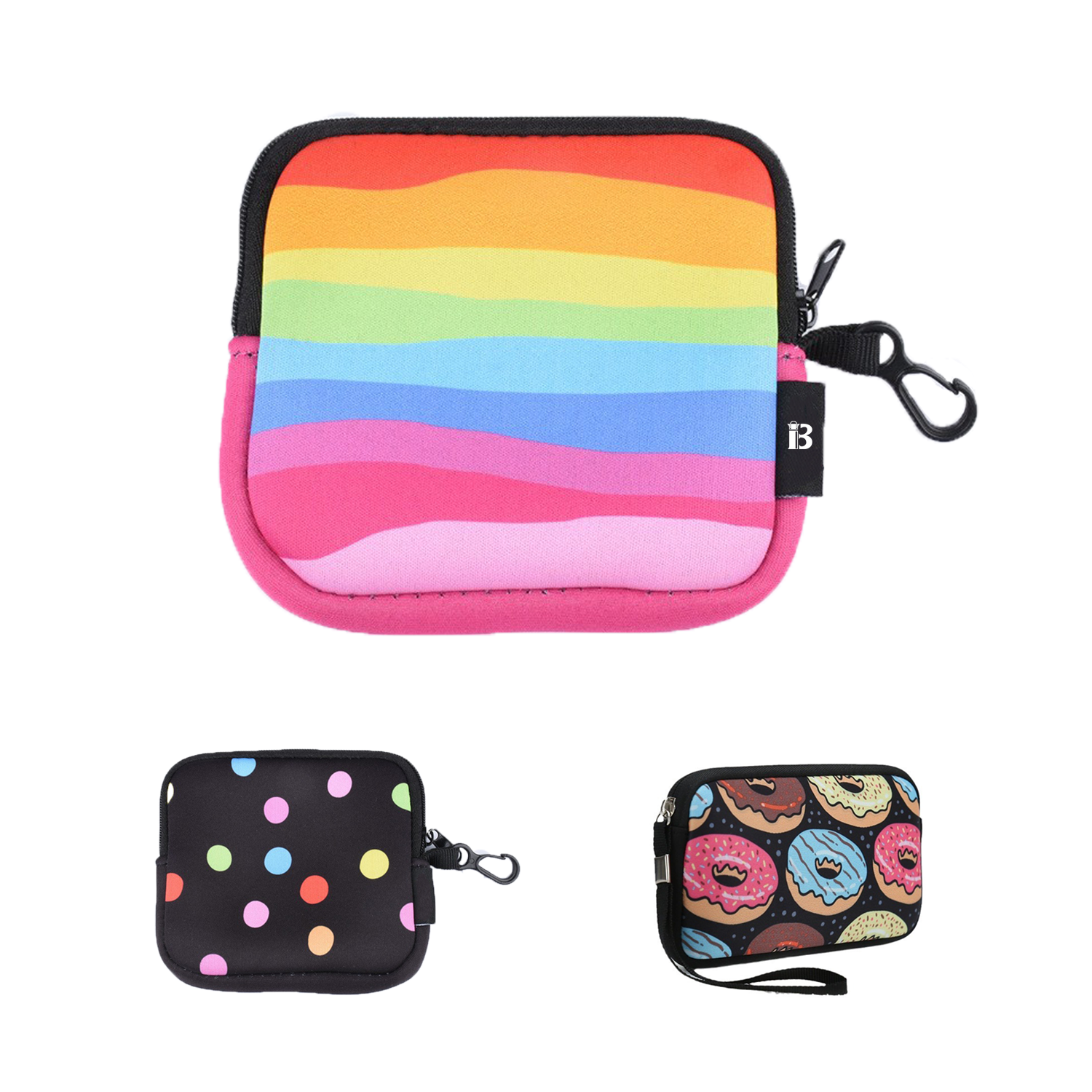 Wetsuit Fabric Fashion Print Convenient Eyewear Bag