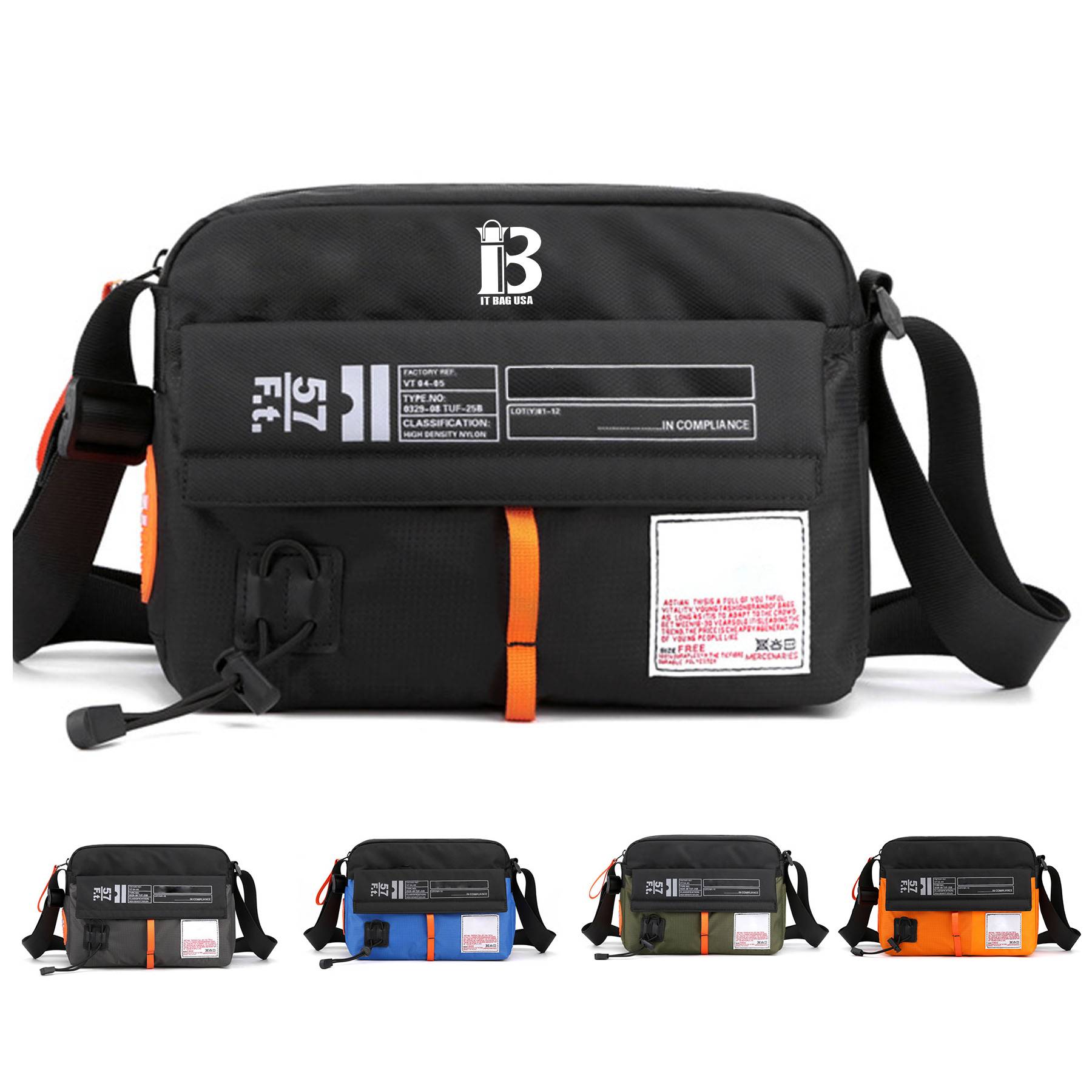 Nylon Outdoor Leisure Cross-body Bag