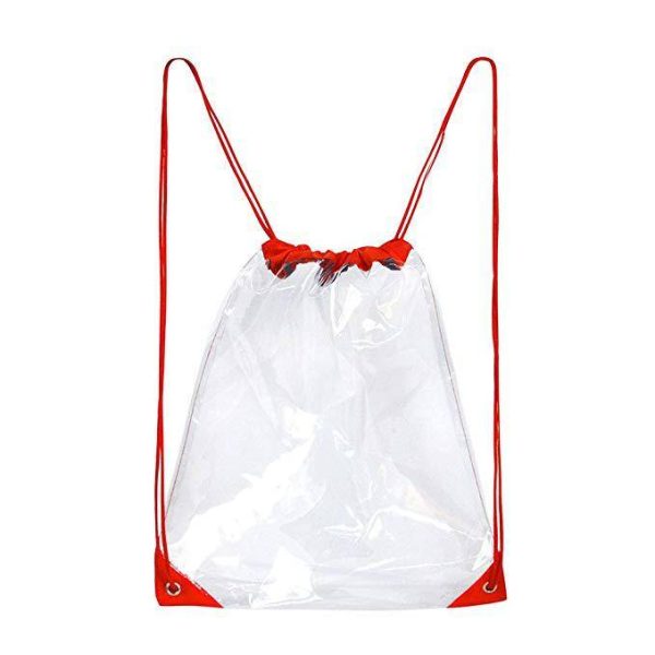 PVC Clear Drawstring Backpack