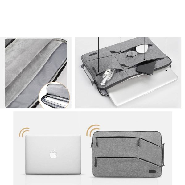 Nylon Muliti-pocket Universal Laptop Bag