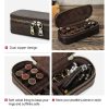 Genuine Leather Jewelry Box Organizer Make-up bag Women