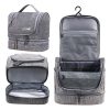 Multi functional dry wet separation makeup wash bag