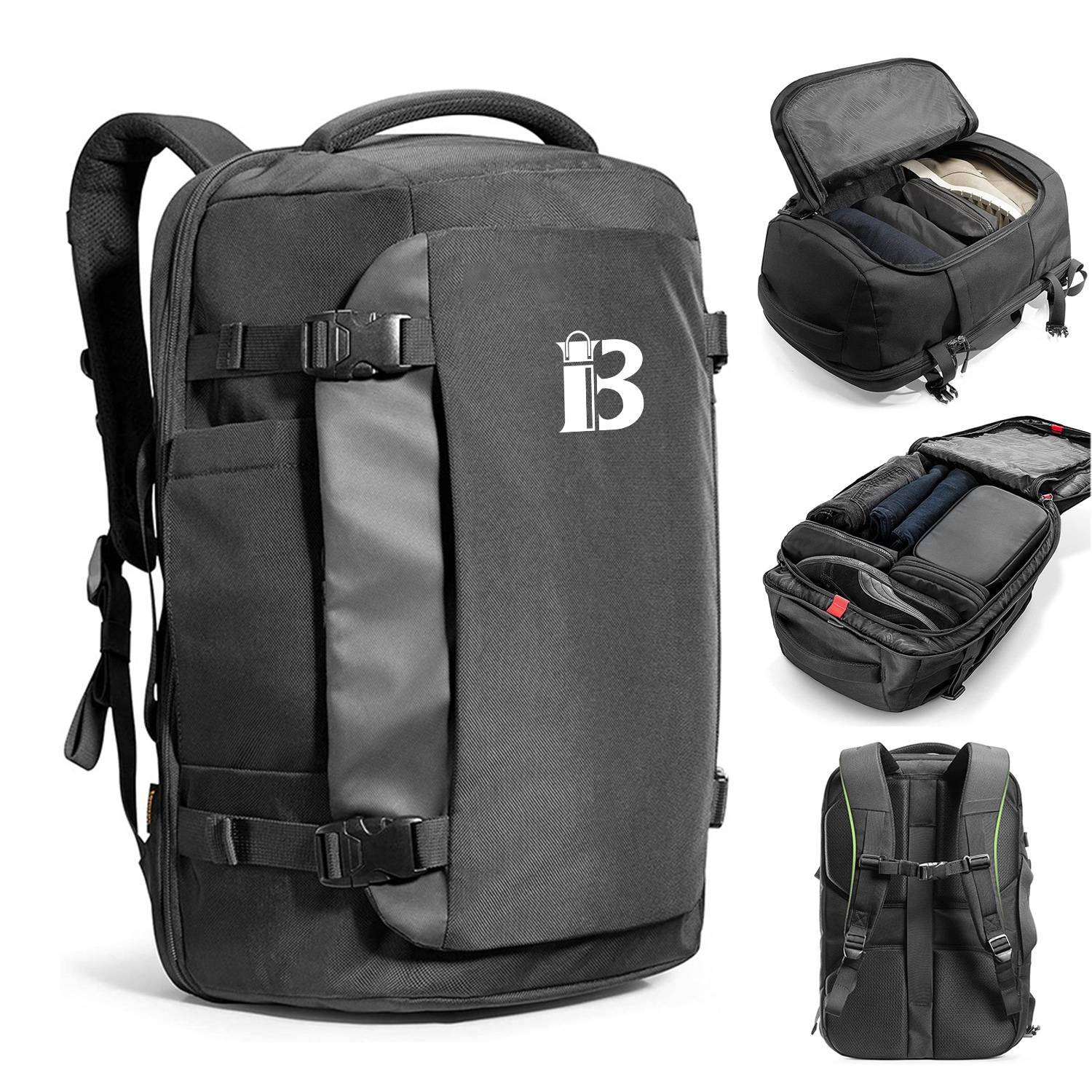 52c676f2-8e08-4e48-9a0e-3fbd5288c171_BL086-JG.jpg Oxford Durable Large Weekender Bag Backpack