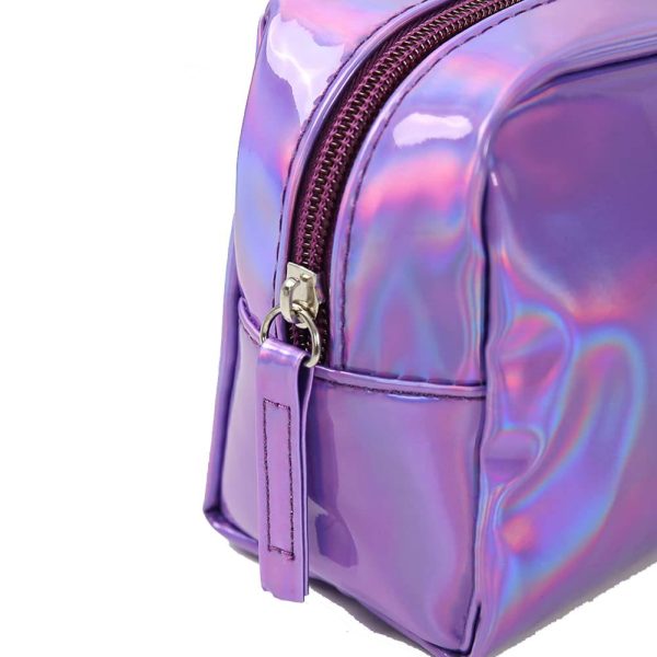 Fashionable laser PU makeup bag