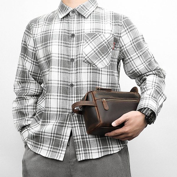 Leather Toiletry Bag