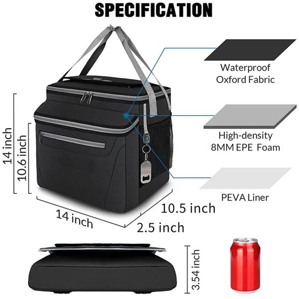 Oxford Waterproof beach picnic insulation bag