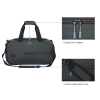 Water Resistant Sports Gym Duffel Bag