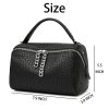 Genuine Leather zipper cross-body women's bag handbag