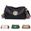 Genuine Leather Saddle Shoulder Bag