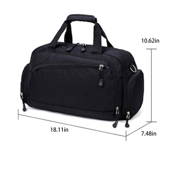 Sports Cylindrical Nylon Duffel Bag