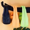 PU candy colored hand makeup bag