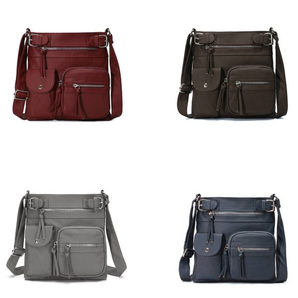 Pu Waterproof wear-resistant Cross-body Bag