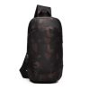 Oxford Sling Waterproof Chest Bag with USB Charging Port