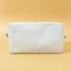 Canvas Cosmetic Bag Zipper Pouch Stand Up Design
