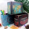 Pen holder, stationery, leather storage box
