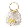 Jute Handwoven Straw Summer Beach Handbag