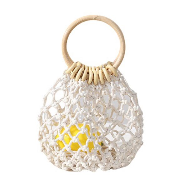 Jute Handwoven Straw Summer Beach Handbag