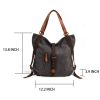 Canvas Multifunctional Shoulder Bucket Backpack