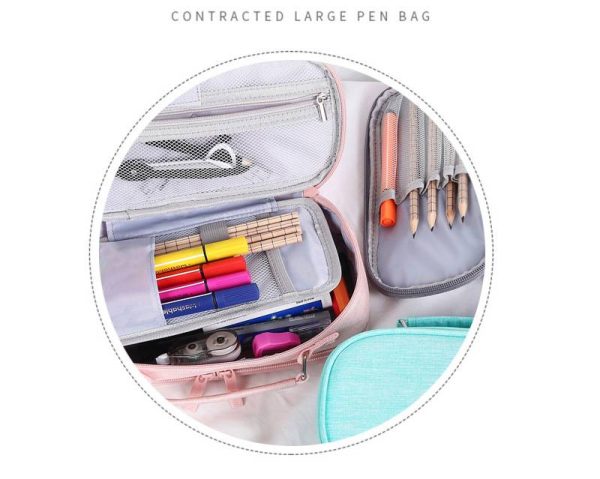 Canvas Pencil Case Bag