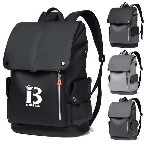 Oxford Waterproof Buckle-Flap Backpack