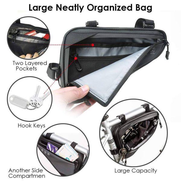 PU Bike Frame Storage Bag