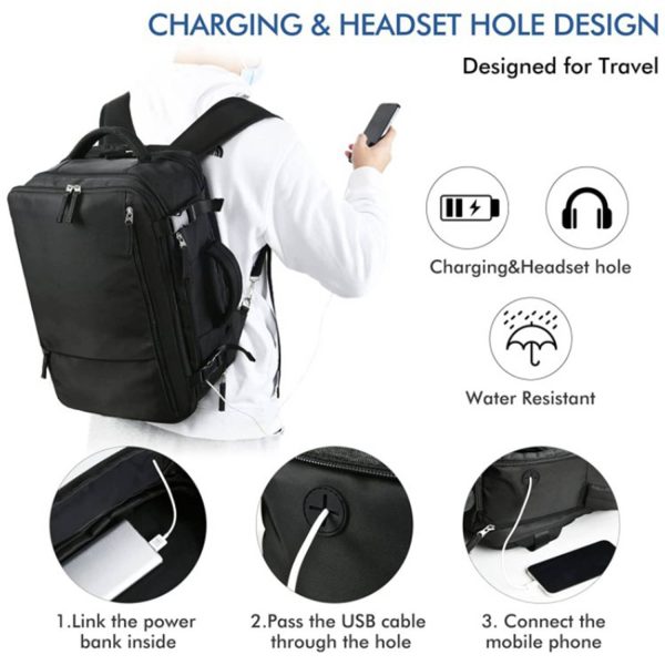 Large Travel Backpack Casual Bag for Women Flight Approved