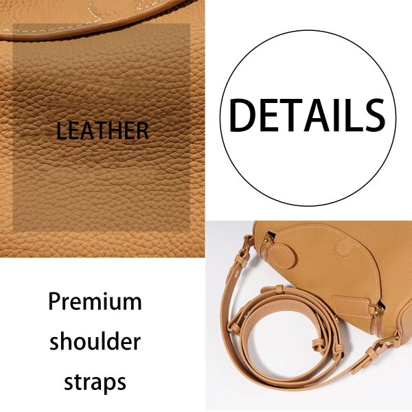 Genuine Leather Simple premium crossbody bag for women