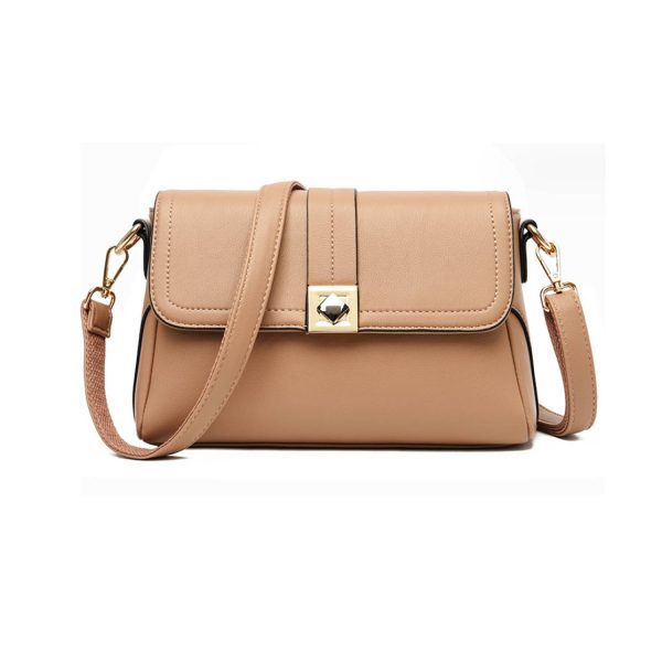 PU Leather Crossbody Tote Bag