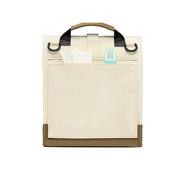 Nylon Insulated Lunch Bag Roll Top