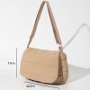 Women Waterproof Nylon Crossbody Bag Magnetic Flap Design