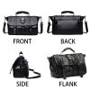 PU Punk vintage shoulder biker diagonal bag
