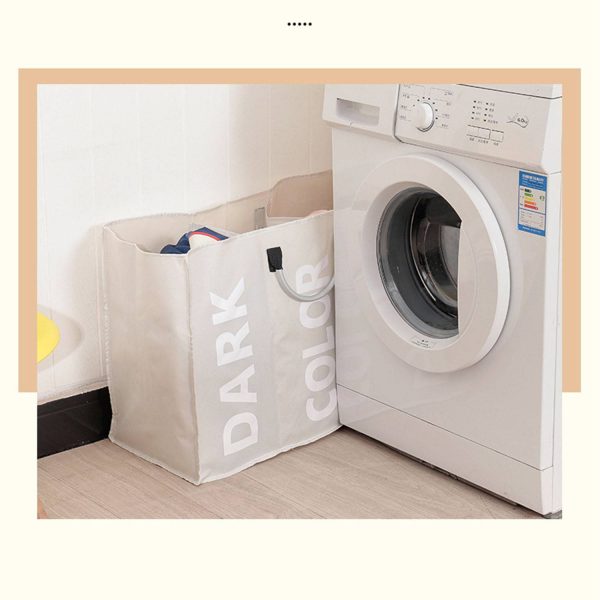 3-Section Foldable Laundry Bag