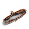 Brown PU Leather Tote Shoulder bags