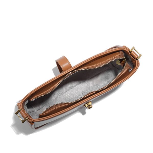 Brown PU Leather Tote Shoulder bags