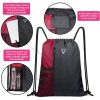 Large Size Drawstring Backpack Sports Gym Bag